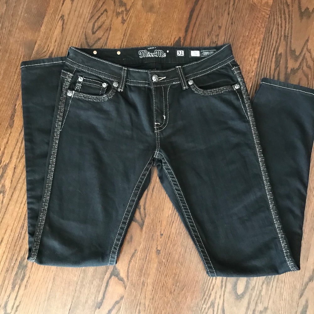 Miss Me jeans black skinny 31 x 34